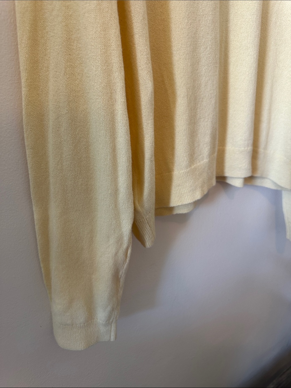 GAP Pale Yellow Cardigan - Size XL - Picture 10 of 11